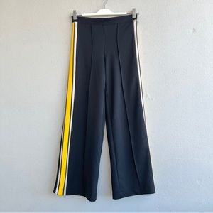 H&M | Yellow Side Stripe Cropped Trouses